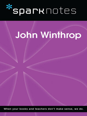 cover image of John Winthrop (SparkNotes Biography Guide)